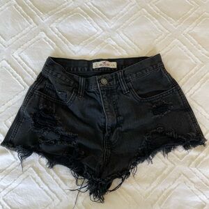 Hollister Distressed Mini Shorts